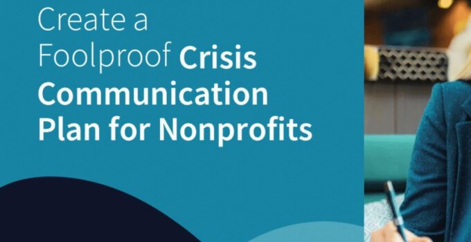 Nonprofit Crisis Communication Plan