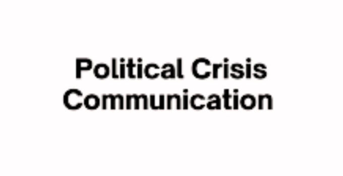 Political Crisis Communication