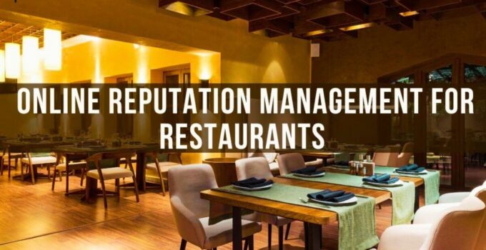 Restaurant Online Reputation Management
