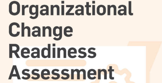 Organizational Change Readiness Assessment Tool